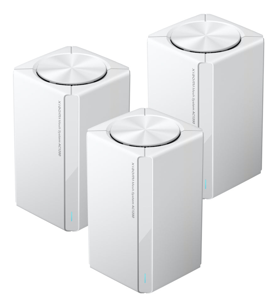 2X Mesh System Xiaomi AC1200 EU 3-Pack - Stable Wi-Fi for Your Home Model AC1200 EU