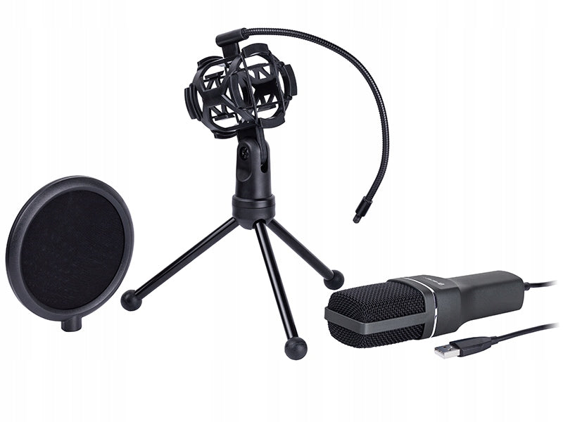 2X Microphone TRACER Digital USB PRO USB STUDIO for Podcasts Tripod POP Nagran Manufacturer code TRAMIC46419
