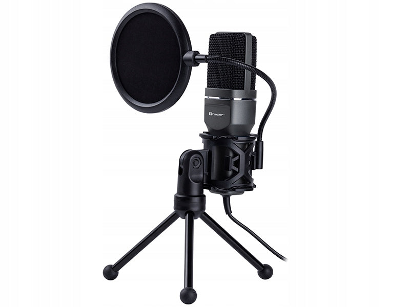 2X Microphone TRACER Digital USB PRO USB STUDIO for Podcasts Tripod POP Nagran
