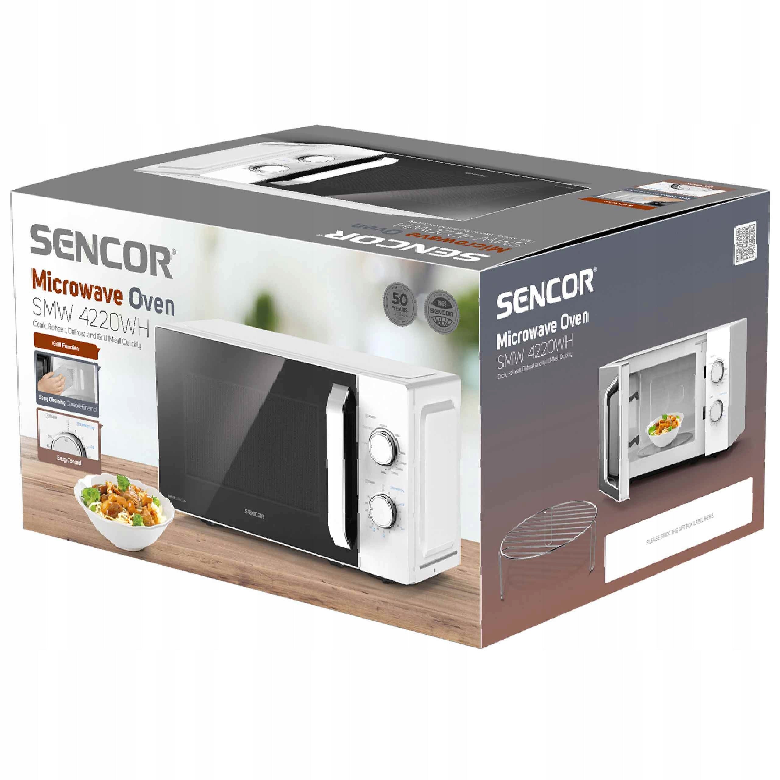 2X Microwave Oven Sencor SMW 4220WH 700W 20L White Brand Sencor