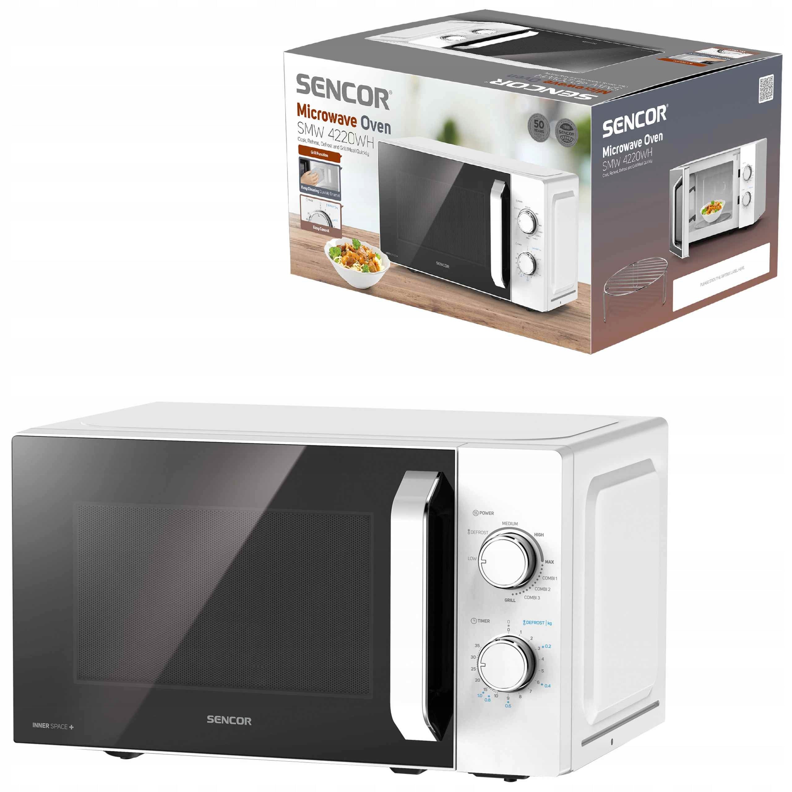 2X Microwave Oven Sencor SMW 4220WH 700W 20L White