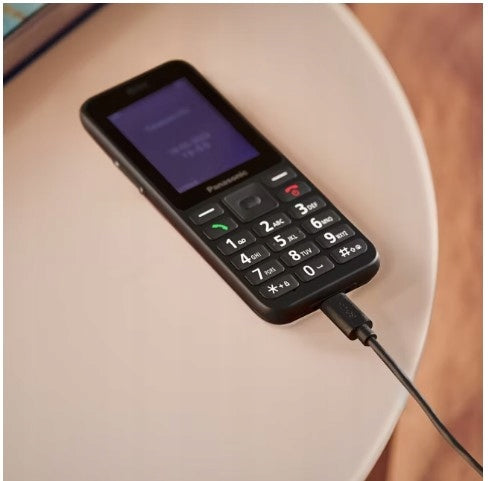 2X Mobile phone Panasonic KX-TU260 4 MB 4G (LTE) black Built-in memory no memory