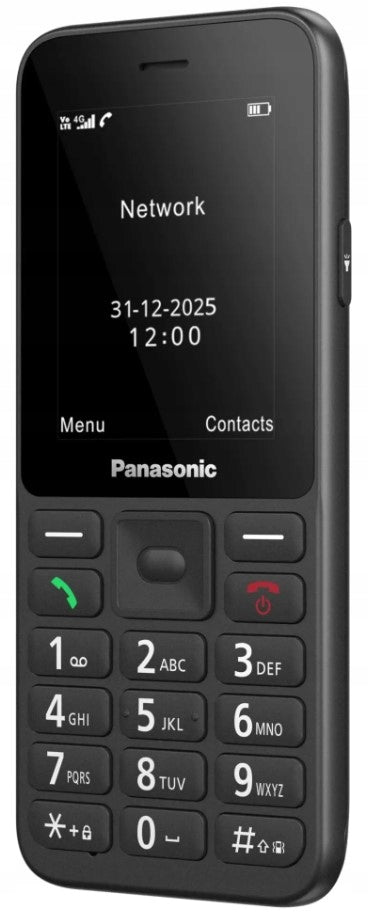 2X Mobile phone Panasonic KX-TU260 4 MB 4G (LTE) black