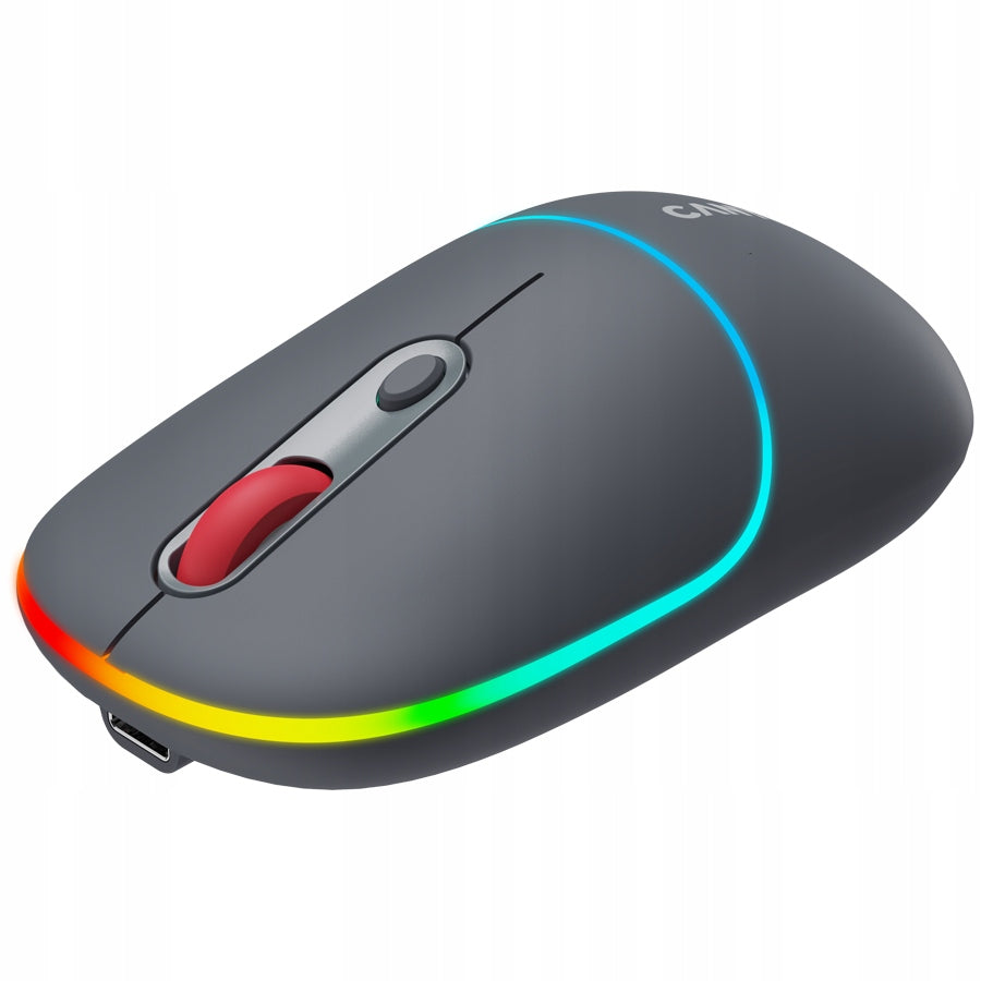 2X Mouse CANYON MW-22 2in1 RGB Grey Model MW-22
