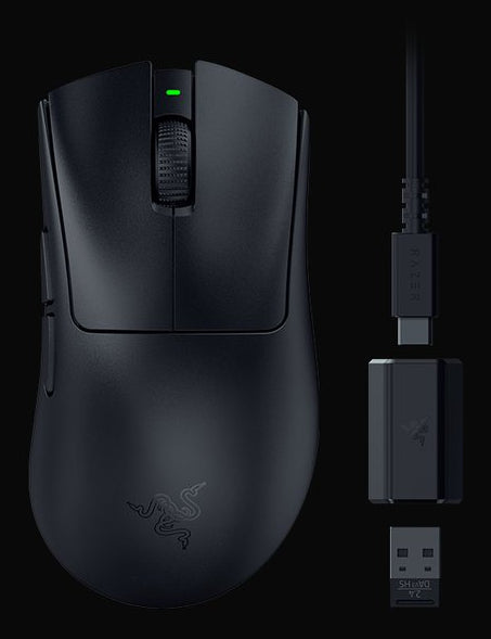 2X Mouse RAZER DeathAdder V3 HyperSpeed Black Model DeathAdder V3 Hyperspeed