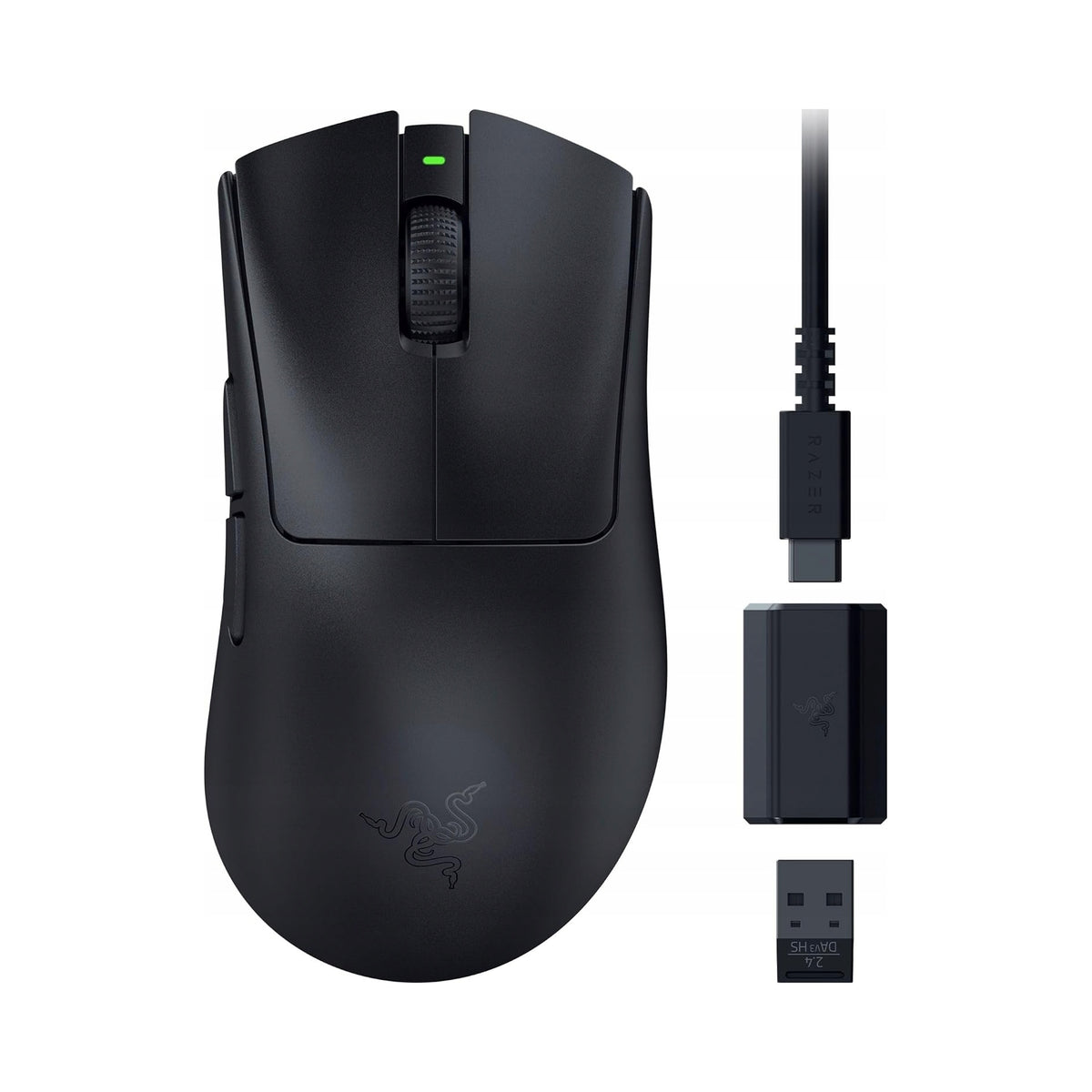 2X Mouse RAZER DeathAdder V3 HyperSpeed Black