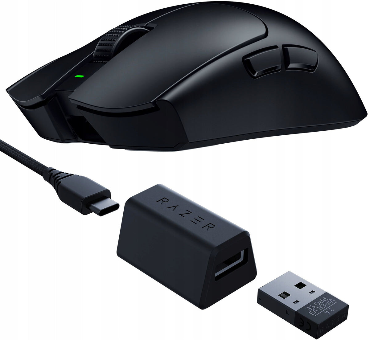 2X Mouse RAZER Viper V3 Pro SE Black Model RZ01-04550100-R3G1