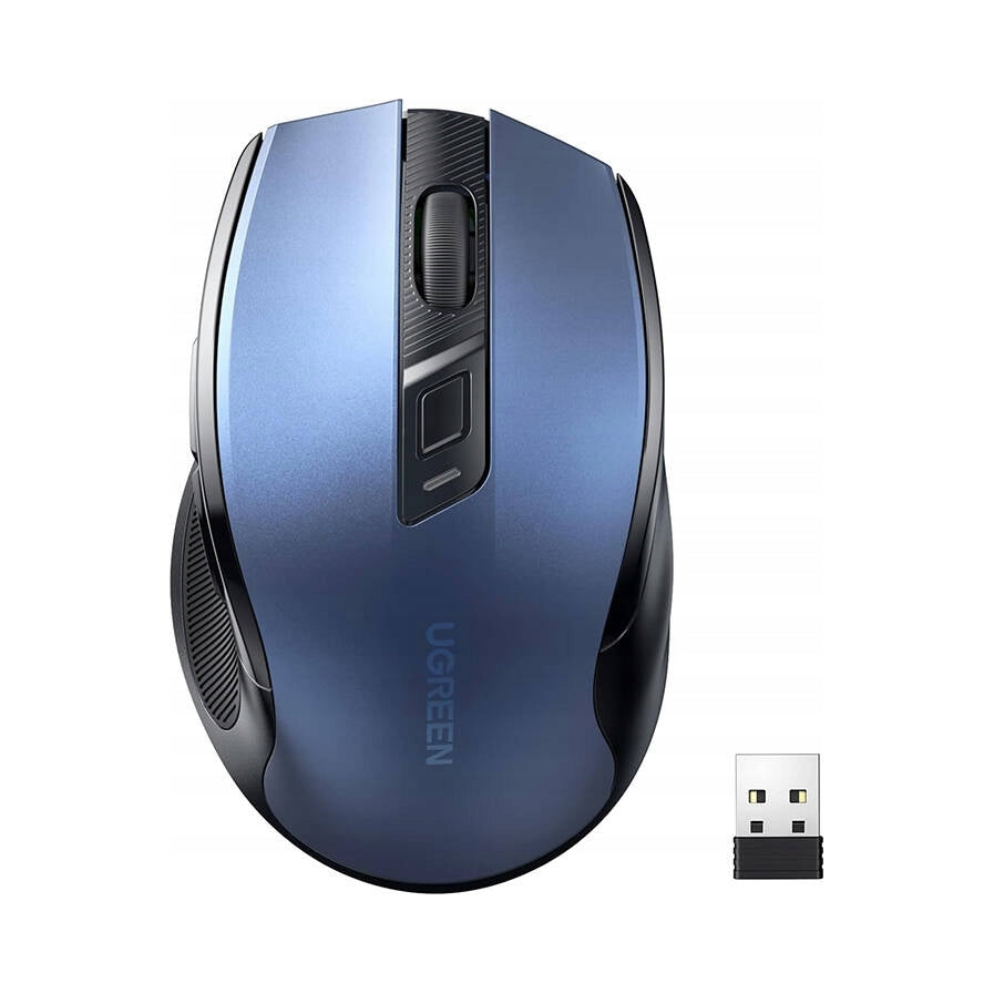 2X Mouse UGREEN Wireless mouse MU006 2.4 GHz blue