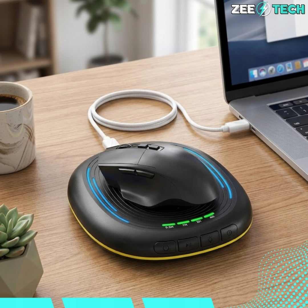 2X Mouse jiggler mover mouse simulator mouse movement timer USB remote work Model LZD-Q18