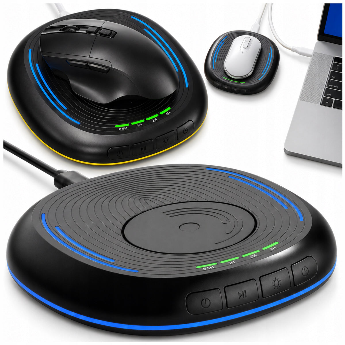 2X Mouse jiggler mover mouse simulator mouse movement timer USB remote work