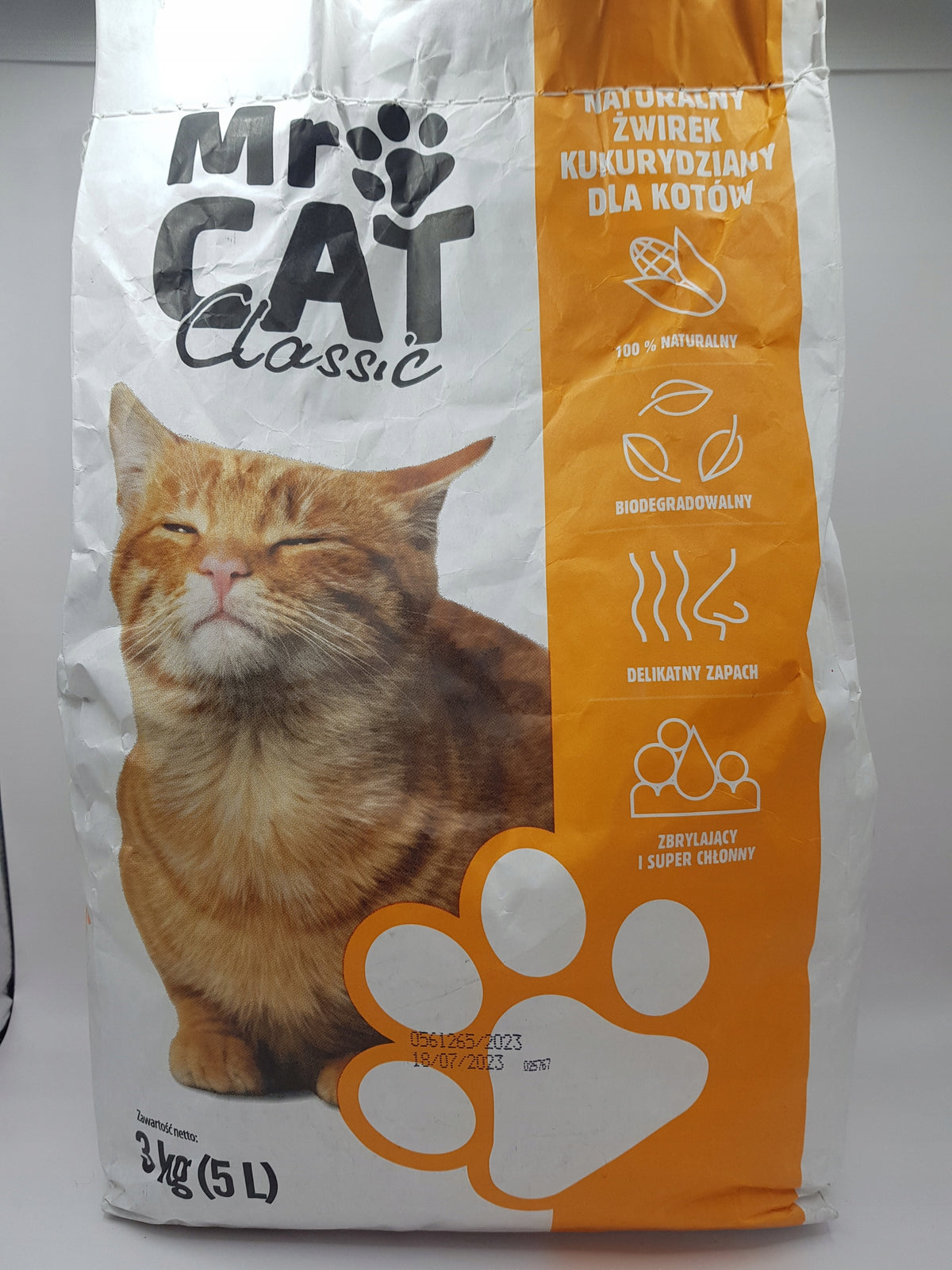 2X Mr Cat Clumping Corn Litter 2x 5 l