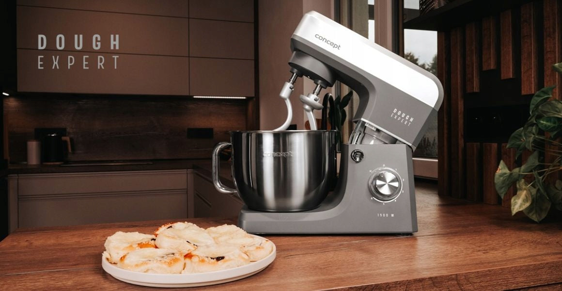 2X Multifunctional Planetary Food Processor with Bowl 1900W Concept Dough Expe Brand Concept