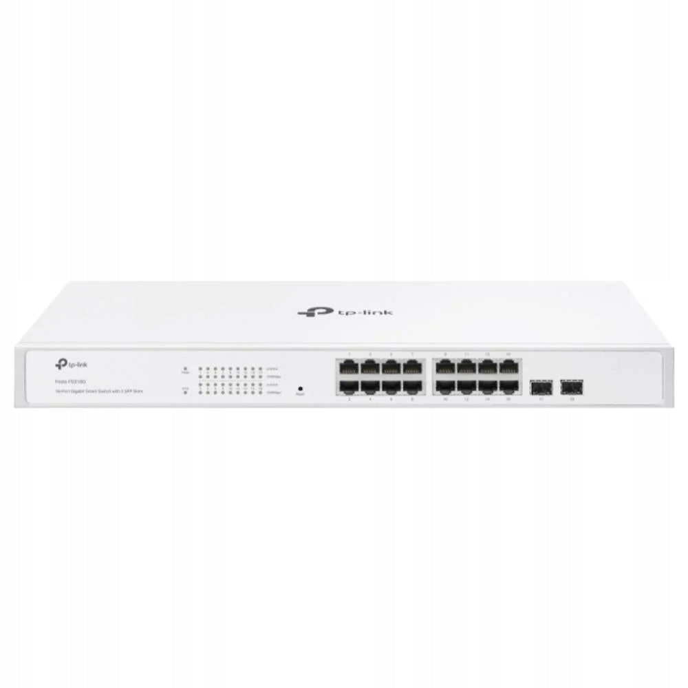 2X NETWORK SWITCH TP-LINK FESTA FS318G 18-PORT SMART SWITCH WHITE