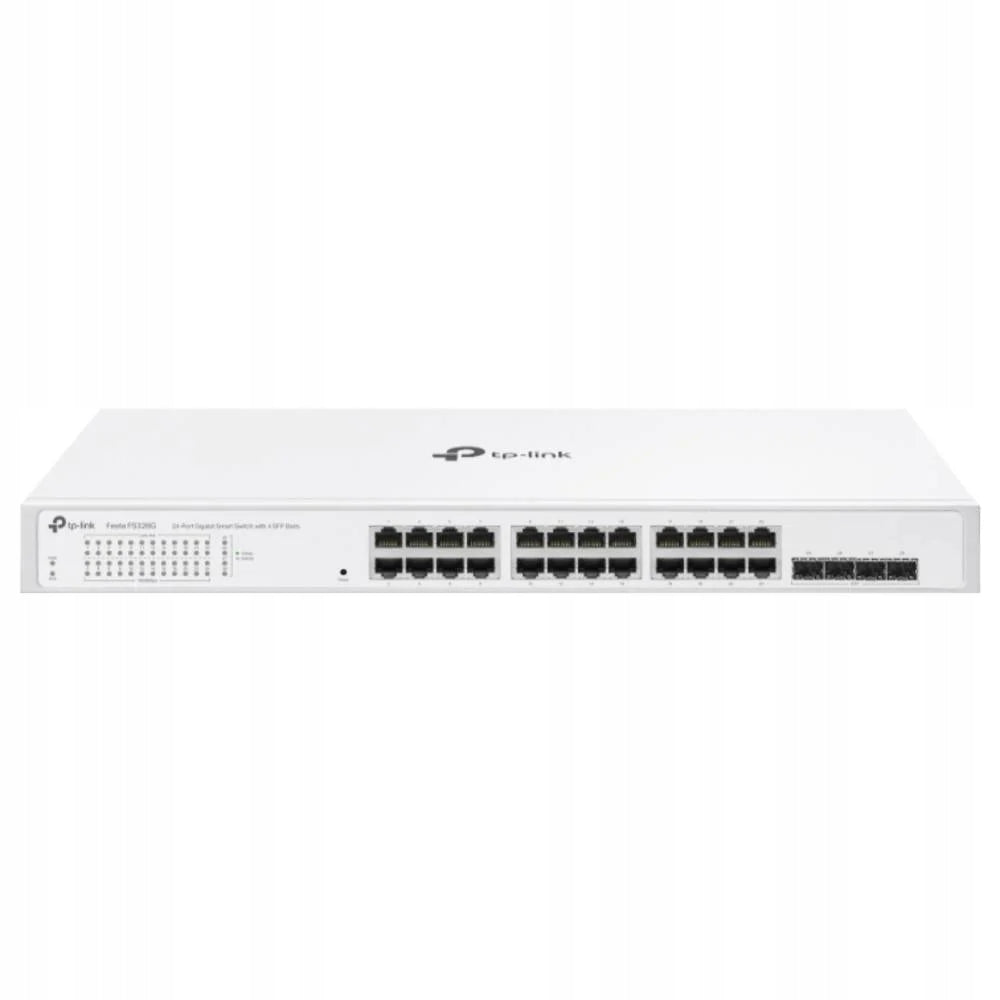 2X NETWORK SWITCH TP-LINK FESTA FS328G 28-PORT SMART SWITCH WHITE