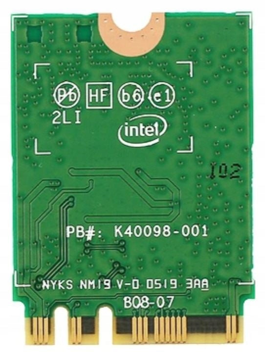 2X Network adapter Intel Wi-Fi 6 AX200 M.2 2230 Manufacturer Intel