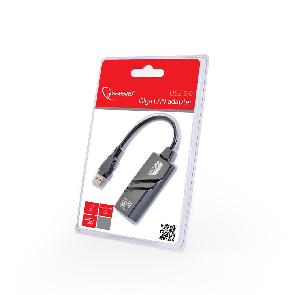2X Network card GEMBIRD USB3.0 -> RJ45