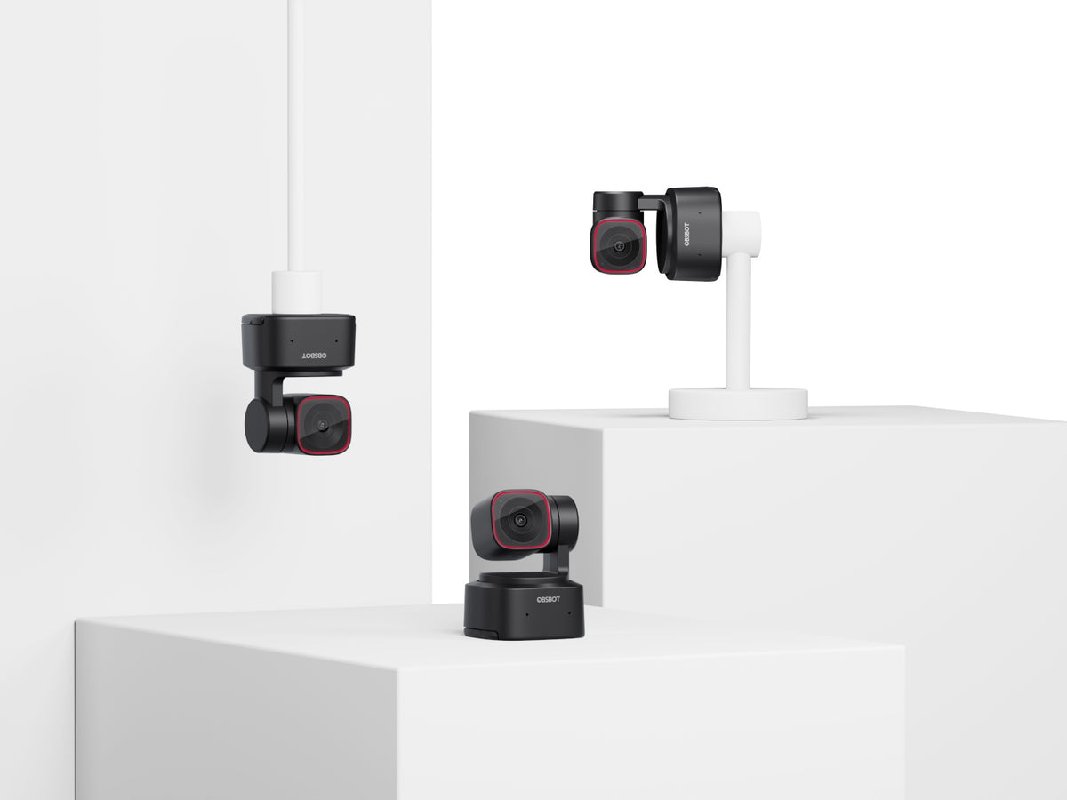 2X OBSBOT Tiny 2 Lite 4K AI Webcam Zoom HD PTZ Tracking Model Tiny 2 Lite
