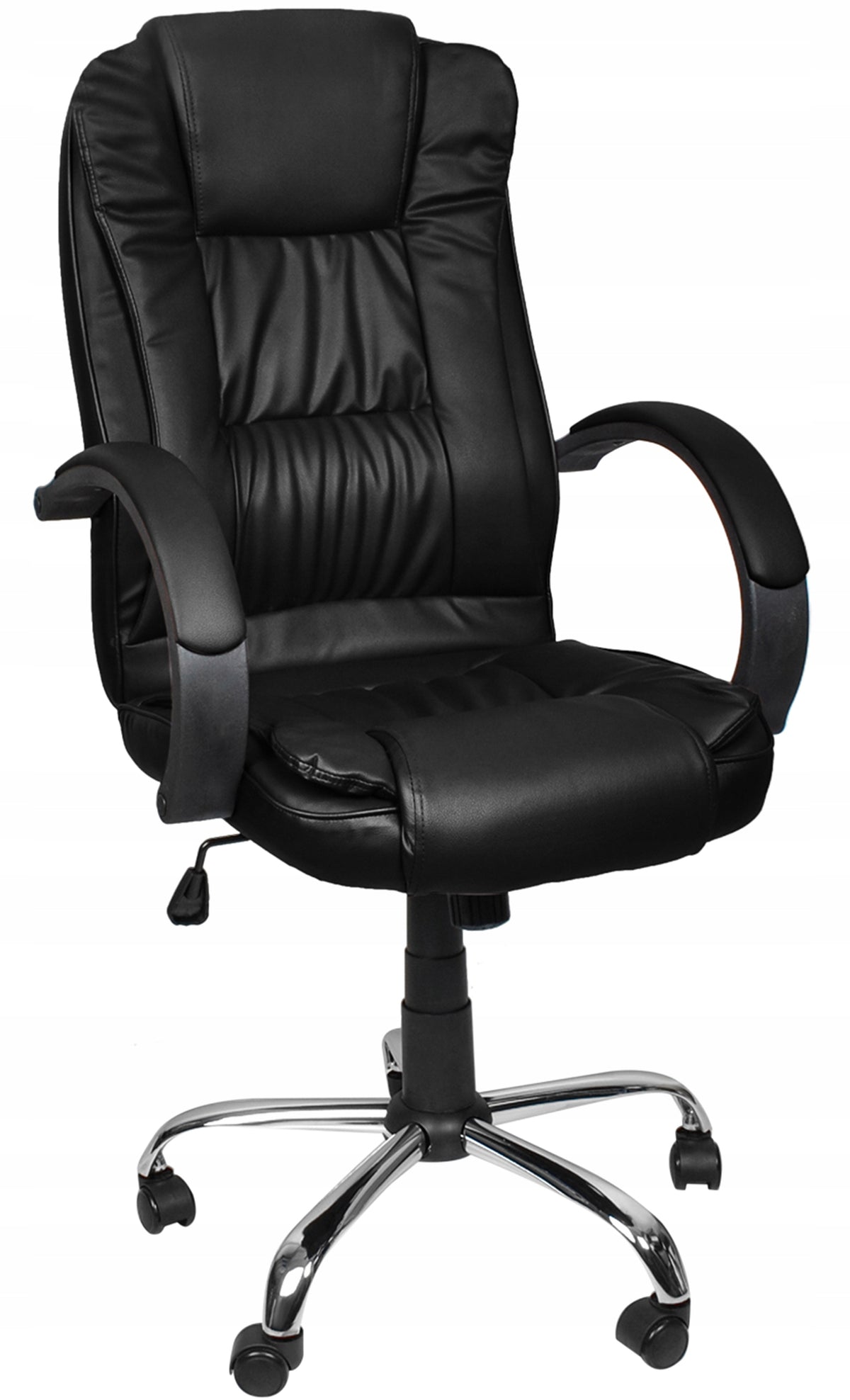 2X Office chair eco leather - black MALATEC Furniture depth 60 cm