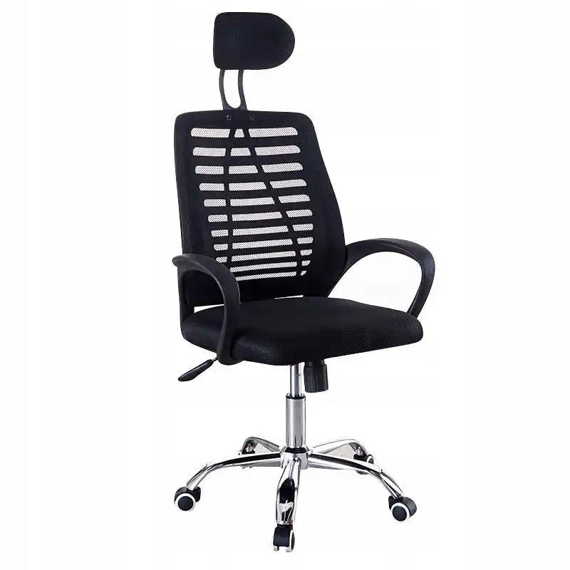 2X Office swivel chair 150kg black Furniture depth 59 cm