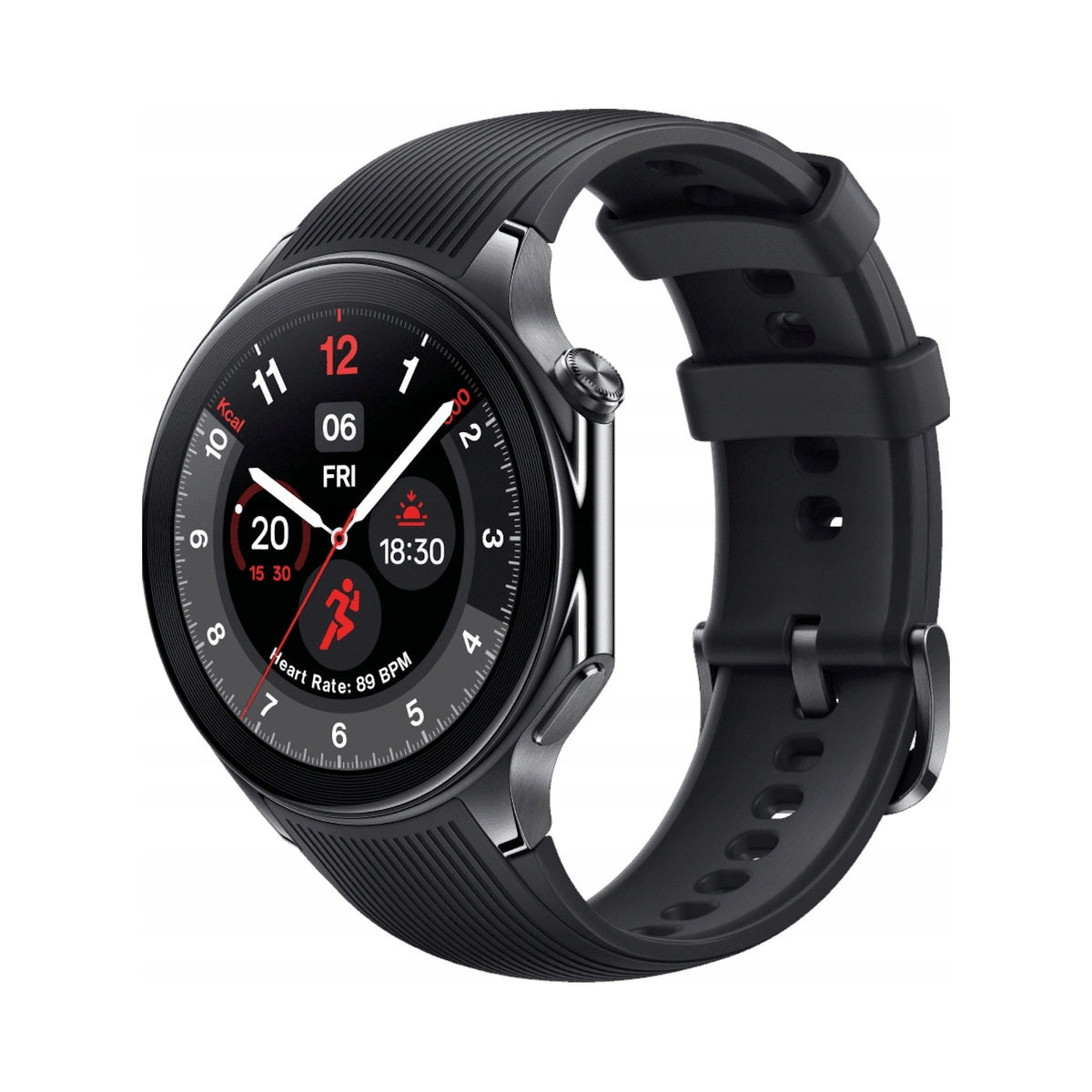 2X OnePlus Watch 2 NFC Black Steel Smartwatch