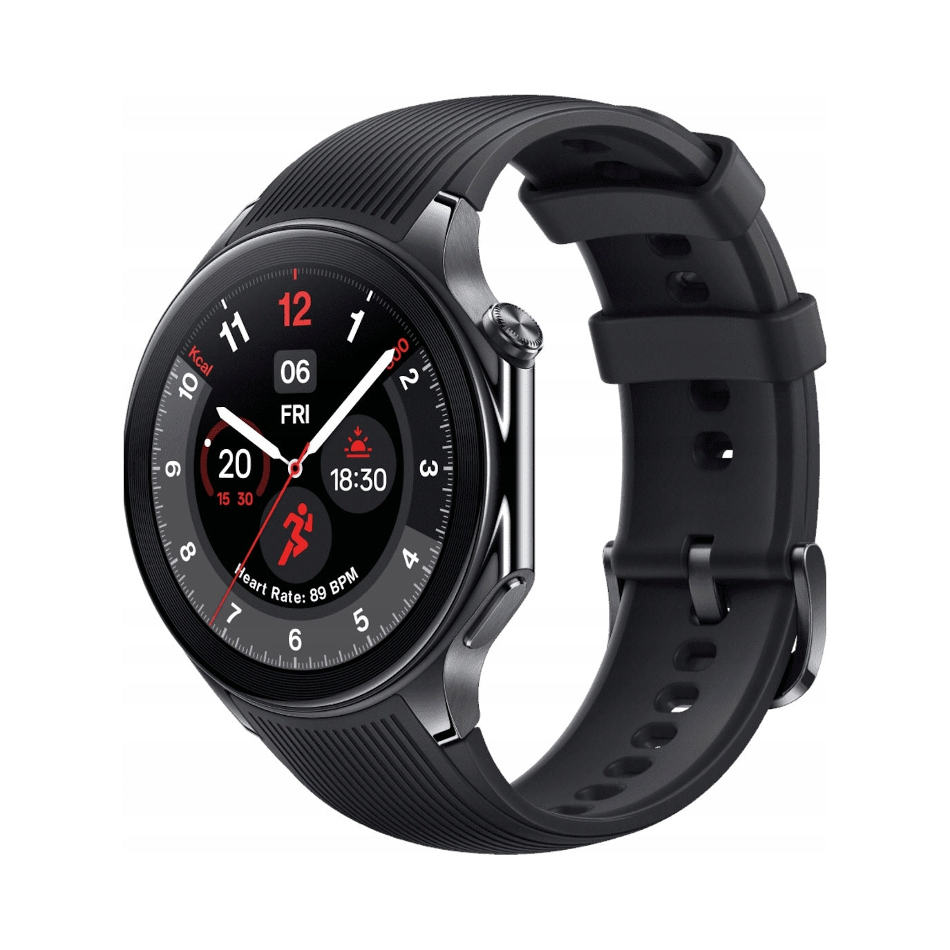 2X OnePlus Watch 2 NFC Black Steel Smartwatch