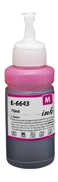 2X Original ink EPSON 664 T664 Magenta Color red (magenta)