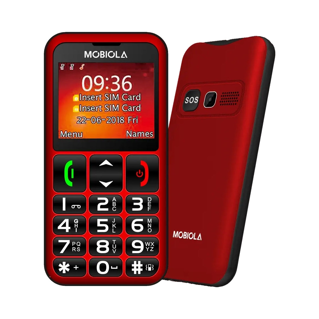 2X PHONE FOR GRANDMA GRANDPA SENIOR LARGE KEYS LOUD SOLID SAUCE