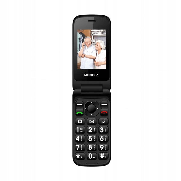 2X PHONE FOR SENIOR GRANDMA GRANDPA LARGE KEYS MOBIOLA MB610 SAUCE WITH FLAPS Built-in memory 32 MB