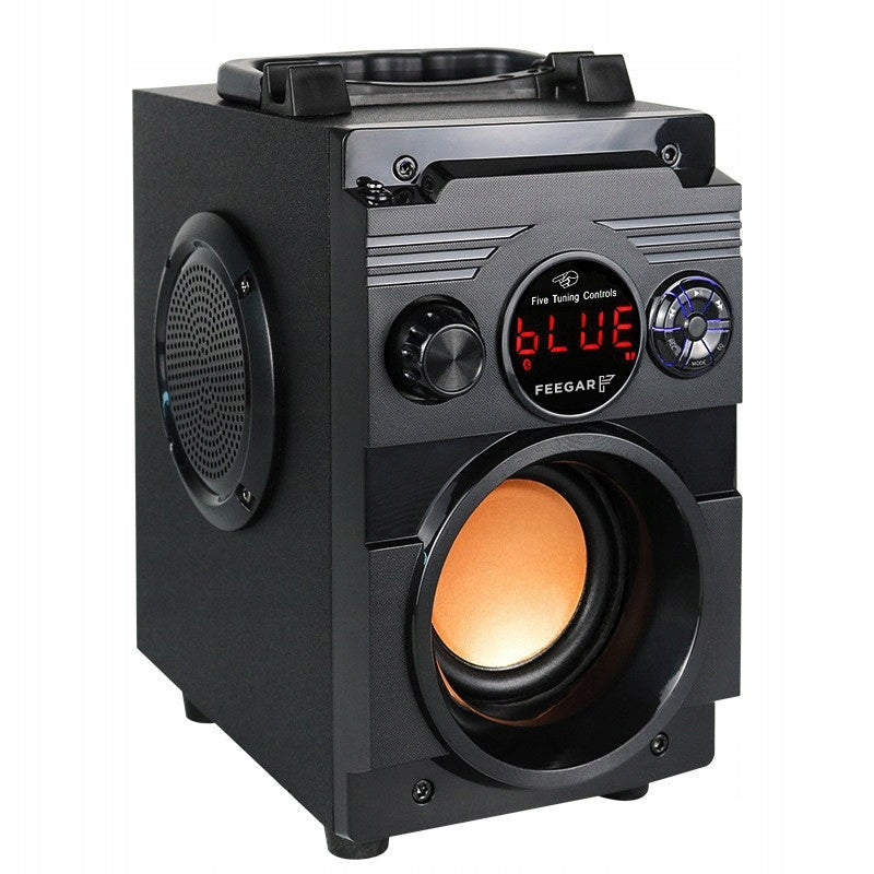 2X PORTABLE BLUETOOTH SPEAKER Feegar Showjet 4000mah AUX RADIO USB + MICRO