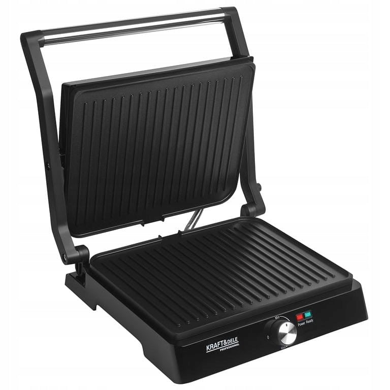 2X POWERFUL ELECTRIC GRILL 2400W KRAFT&DELE FOR PANINI SANDWICHES TOASTER TOAST Model KD4103
