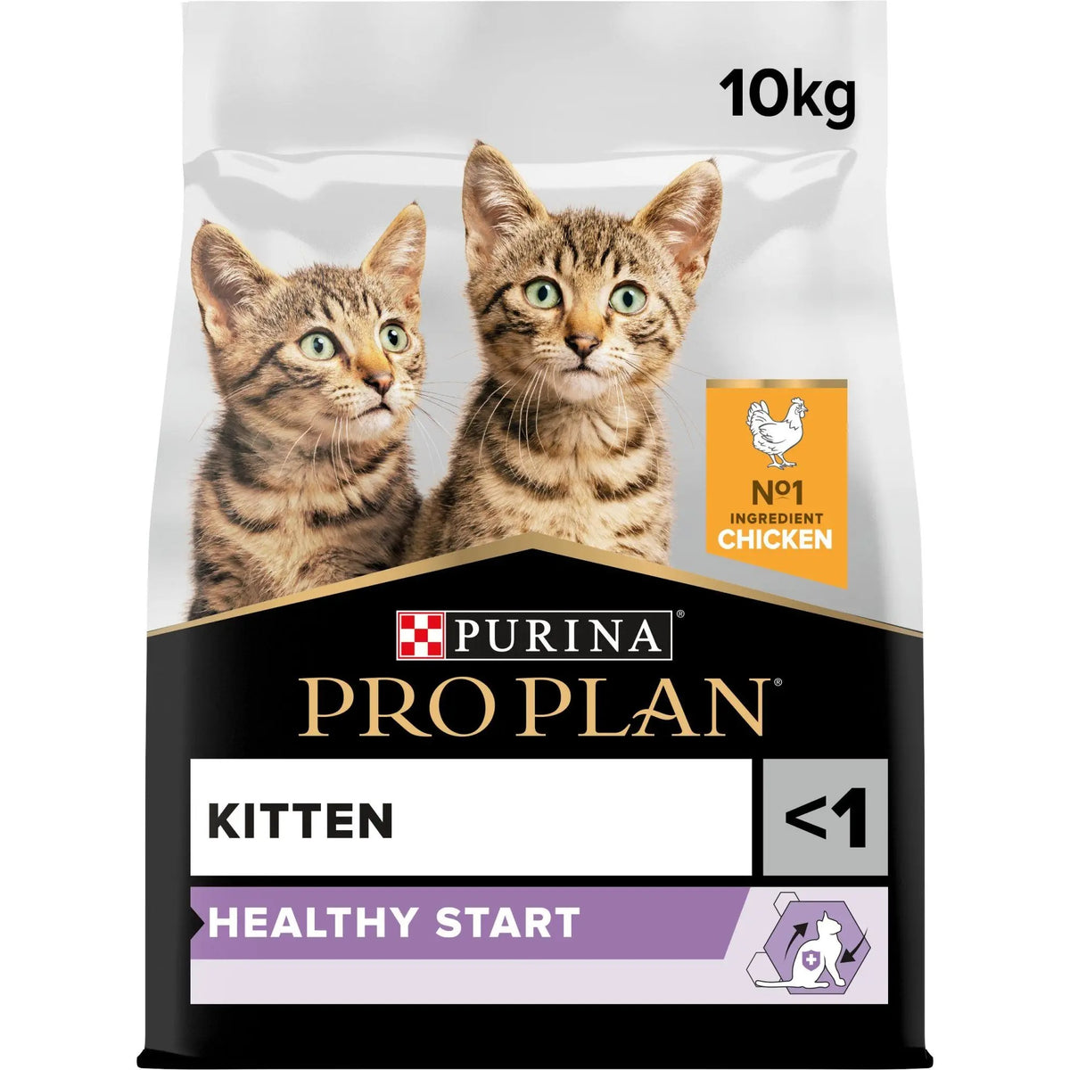 2X PRO PLAN Kitten Healthy Start Chicken Rich Kitten Food 10kg