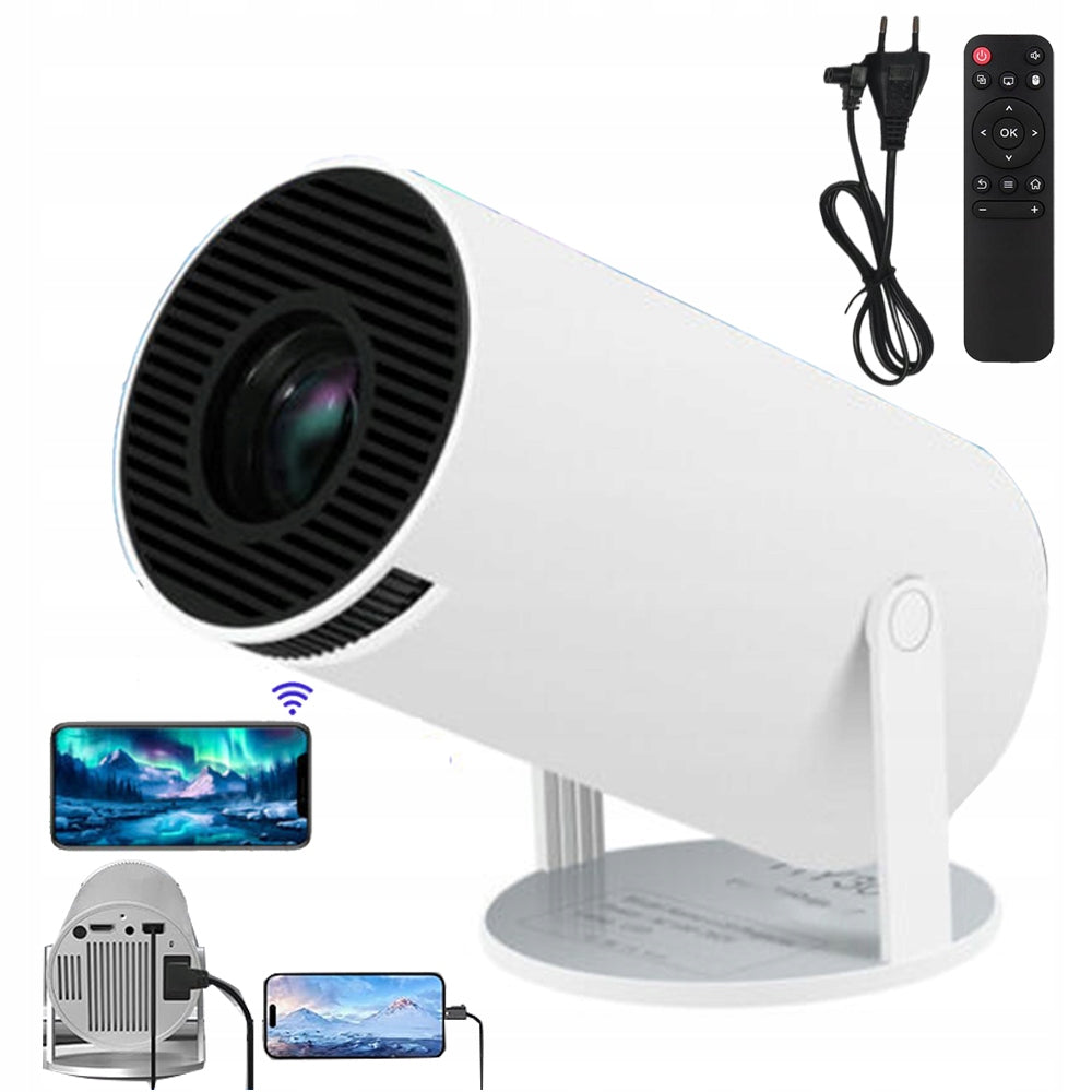 2X PROJECTOR ANDROID LED WIFI FULL 4K HD SMART TV HY300 BLUETOOTH 5