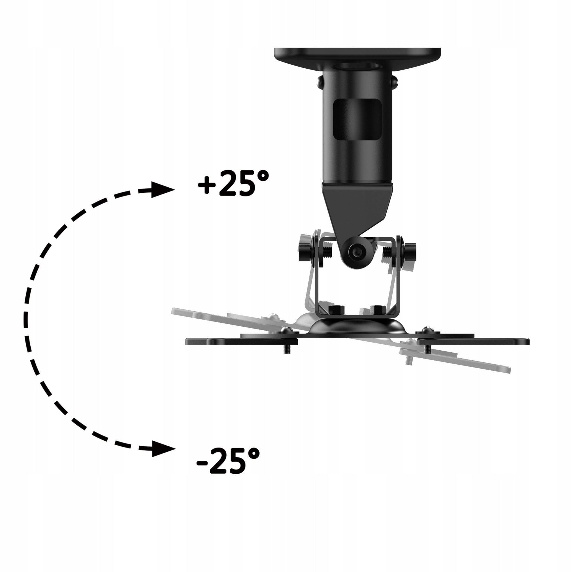 2X PROJECTOR MOUNT ADJUSTABLE CEILING PUREMOUNTS PM SPIDER PLUS BLACK Model PM-SPIDER-PLUS-B