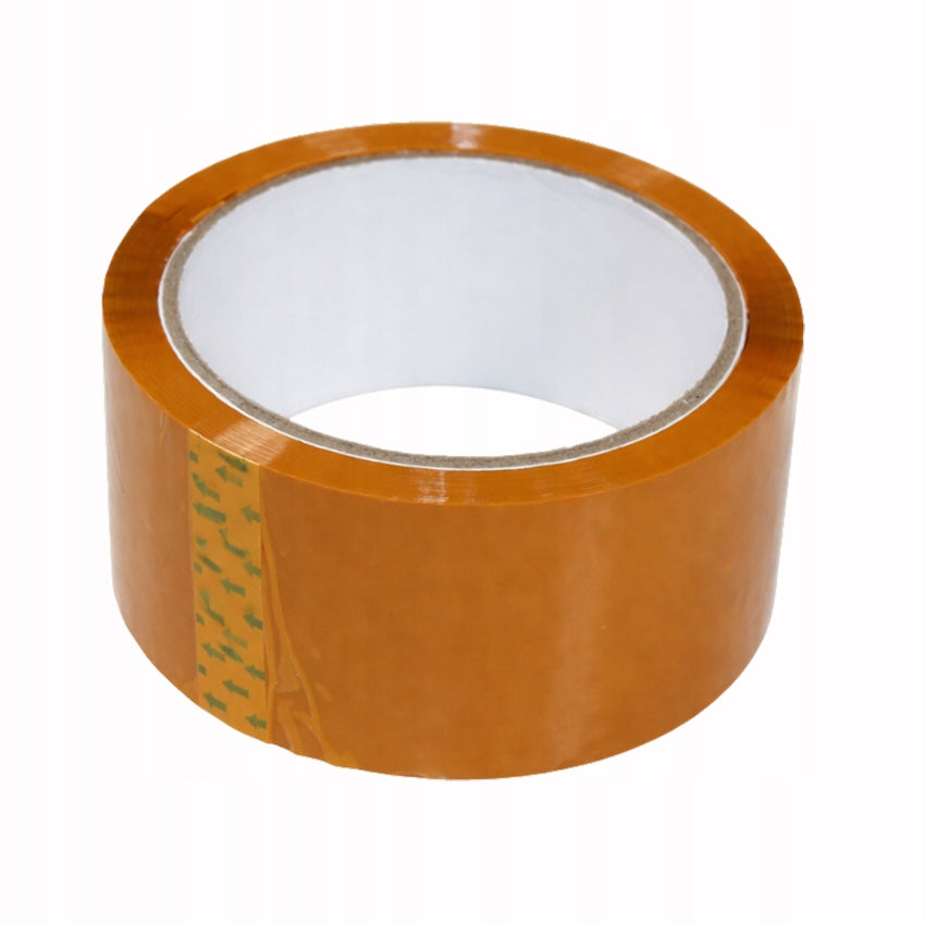 2X Packing Tape Packing 70m Adhesive Orange 76y 48mm Strong 36 Pack Width 48 mm
