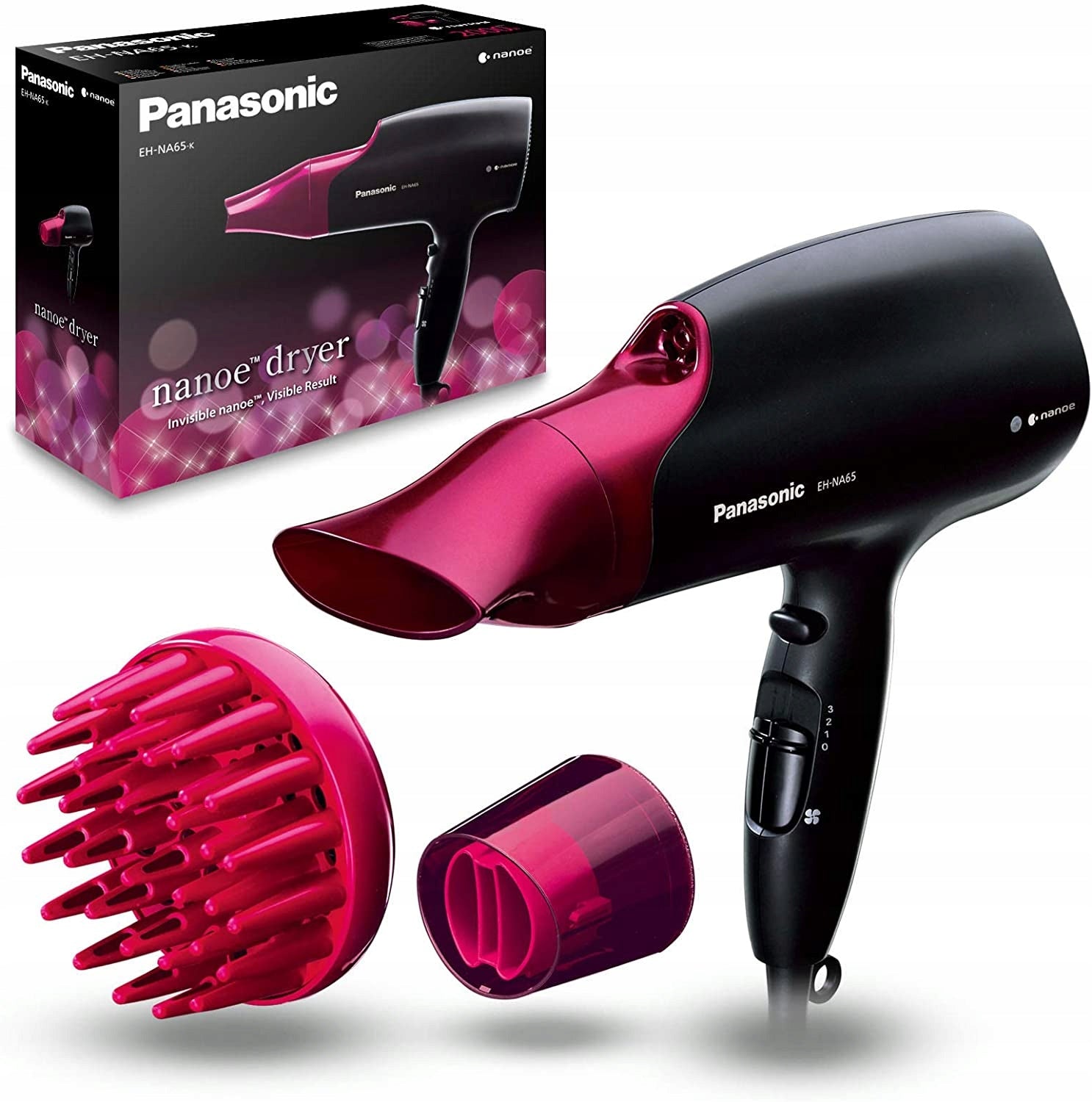 2X Panasonic EH-NA65 hair dryer with nanoe 2000W technology Brand Panasonic