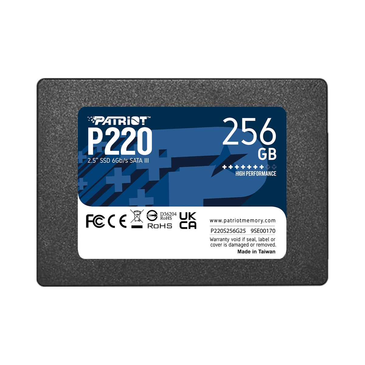2X Patriot 256GB 2,5" SATA SSD P220 SSD
