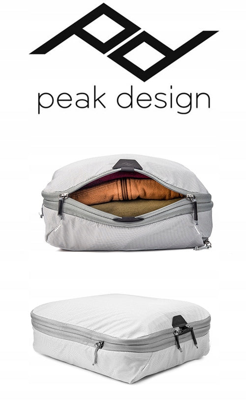 2X Peak Design Travel Cover Packing Cube Medium Color white