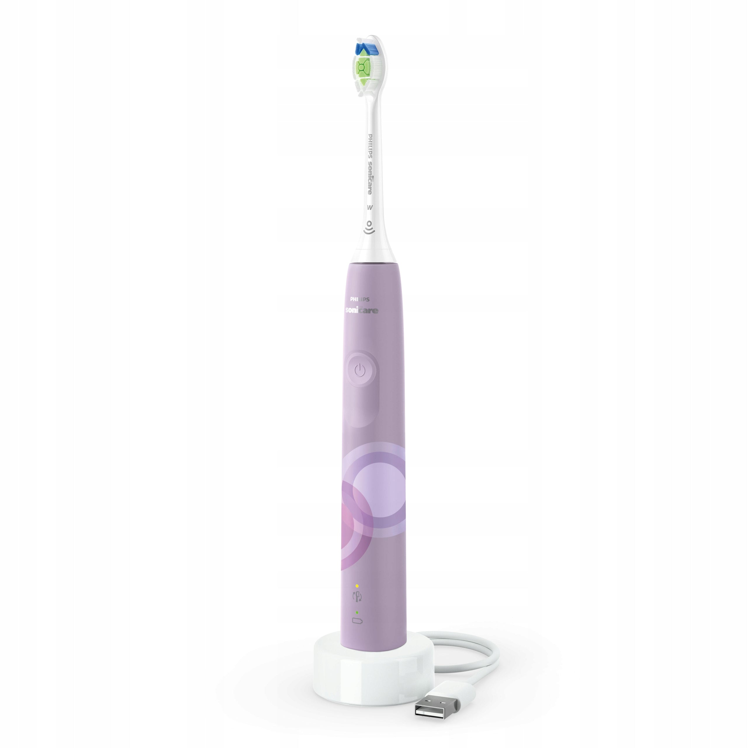 2X Philips Sonicare series 4100 sonic toothbrush purple HX3689/44