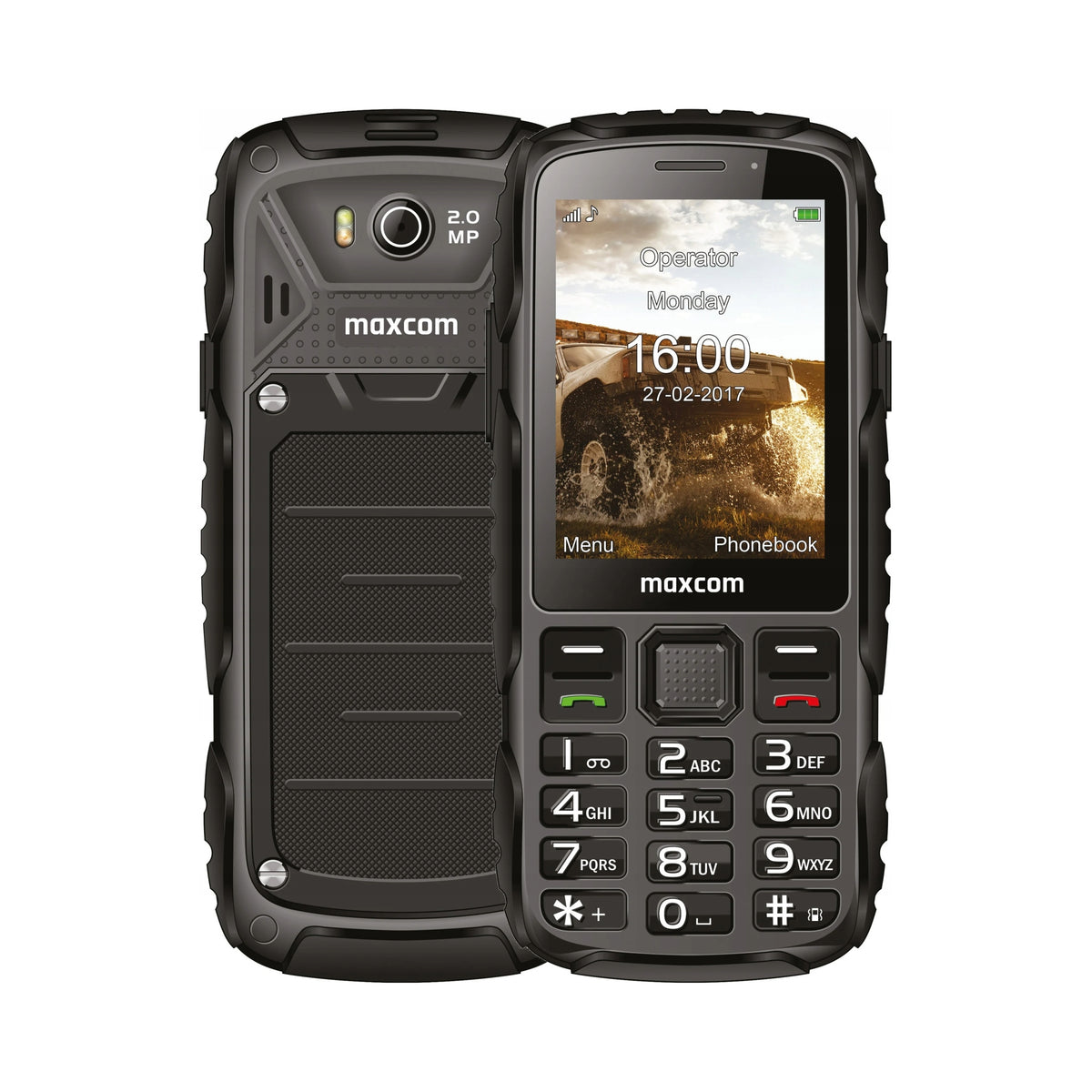 2X Phone MaxCom MM 920L Strong black