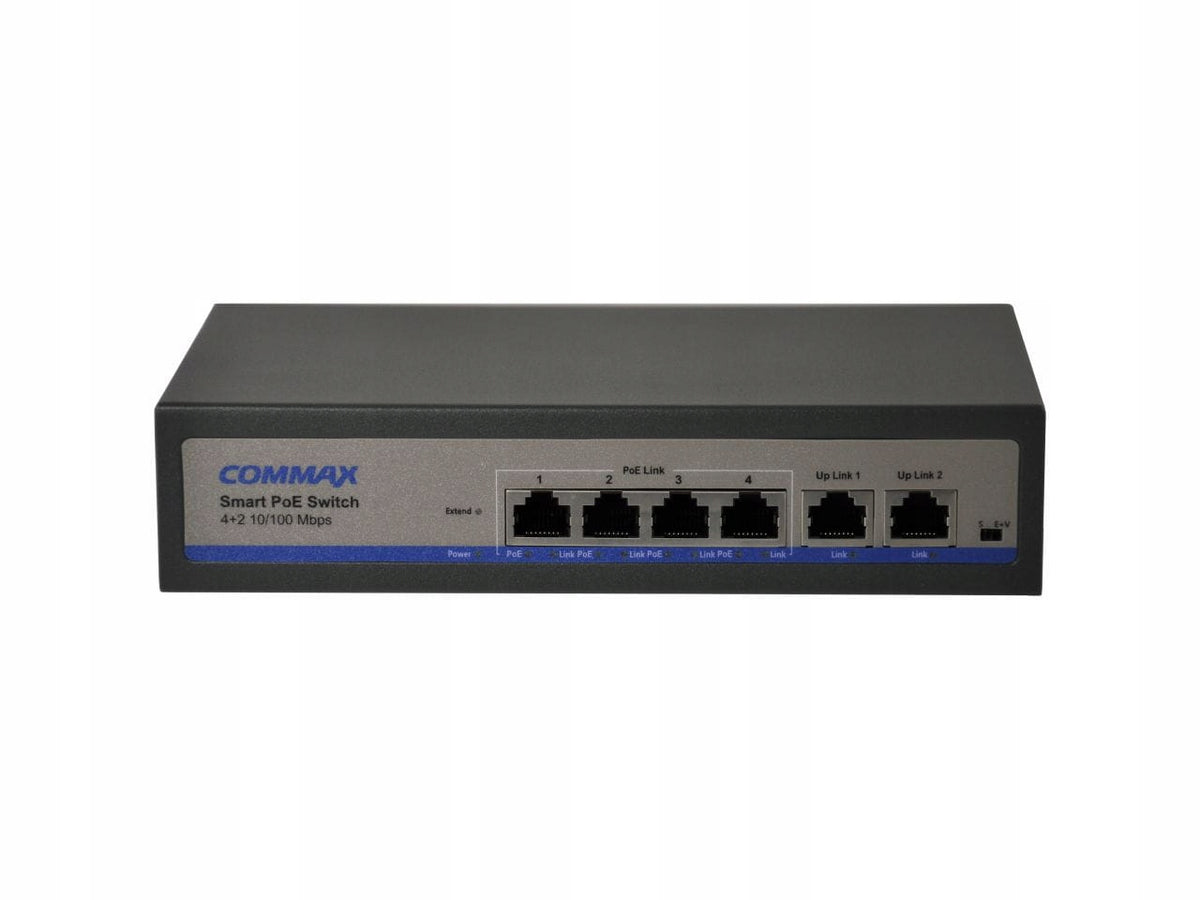 2X PoE Switch CIOT-H4L2 6-port Commax Manufacturer Commax