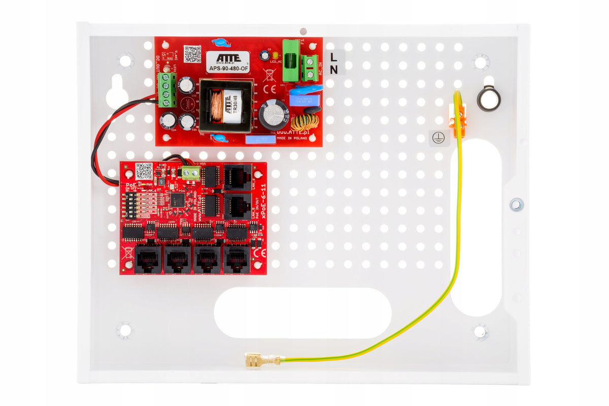 2X PoE Switch for 5 IP-5-11-E ATTE cameras