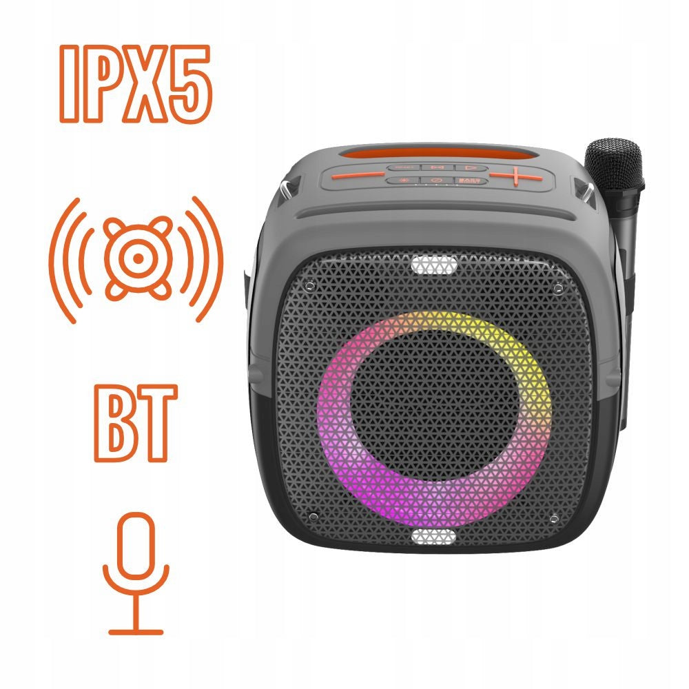 2X Portable speaker Manta Ares SPK340 bluetooth with microphone Karaoke 100W Brand Manta