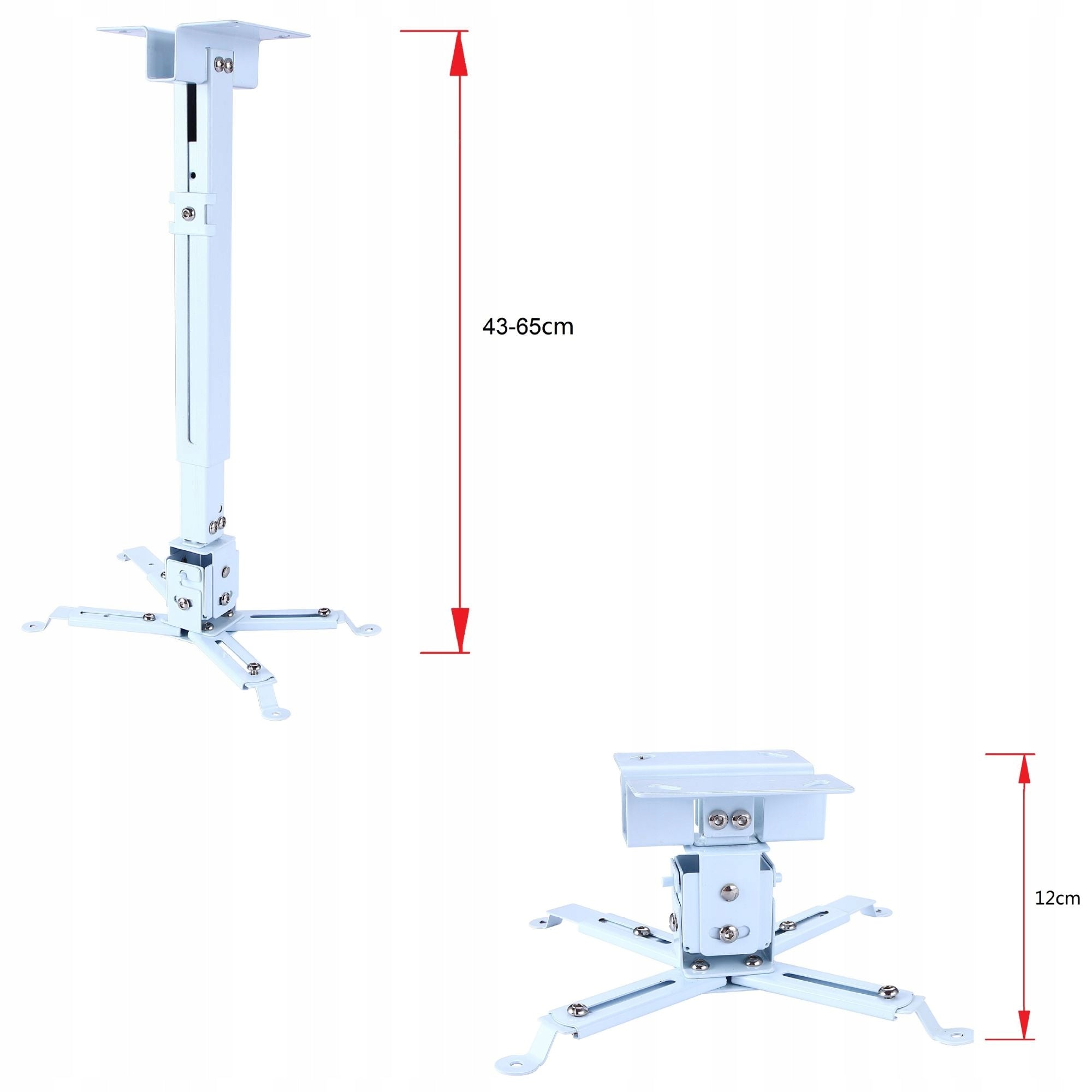 2X Projector Hanger Holder Zenwire 4in1 Wall Mounted Ceiling Up to 25 Model Uchwyt do projektora sufitowy Wieszak do rzutnika