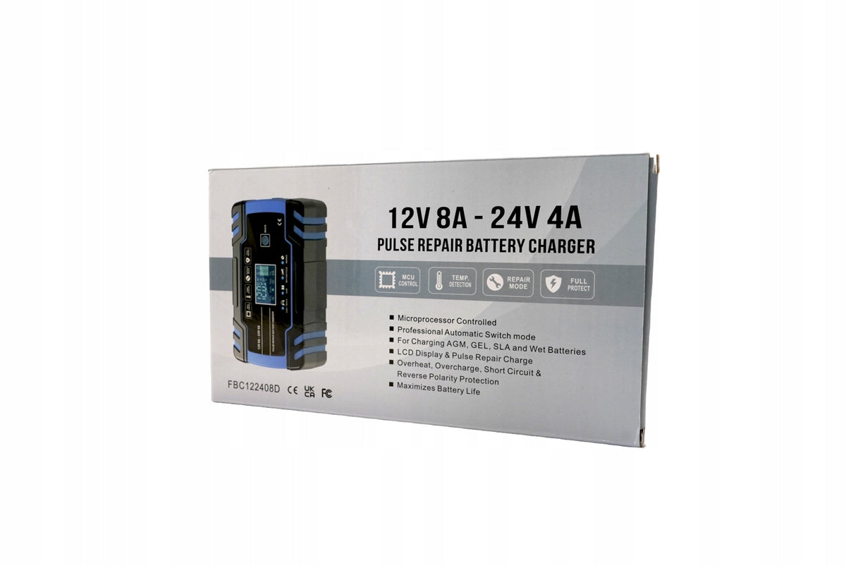 2X RECTIFIER AUTOMATIC REPAIR FUNCTION FOR 8A 12V 24V LCD BATTERIES