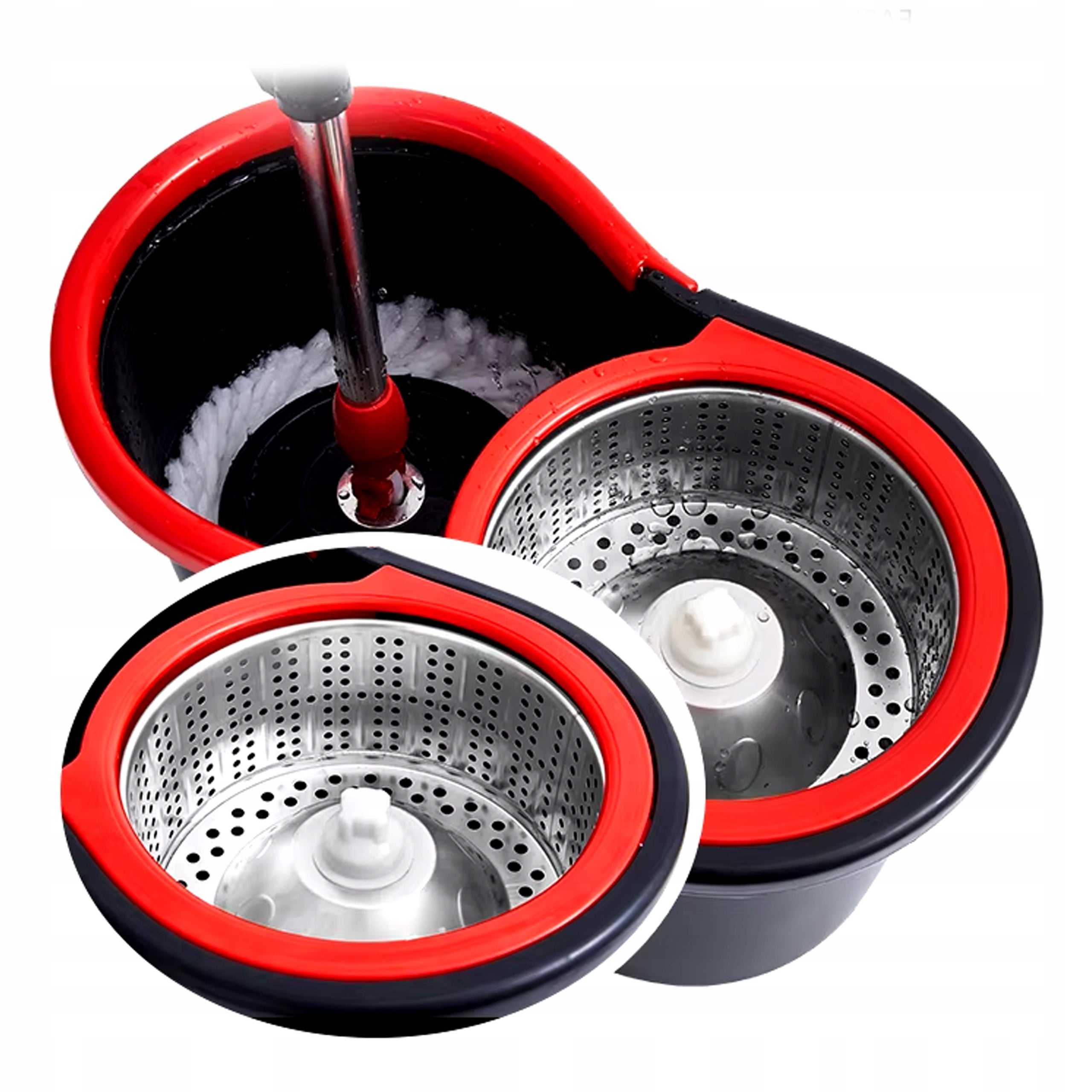 2X ROTARY MOP 360 SPIN TURBO 3in1 + 2 MICROFIBER CARTRIDGES FREEBIE Manufacturer code MOP TURBO