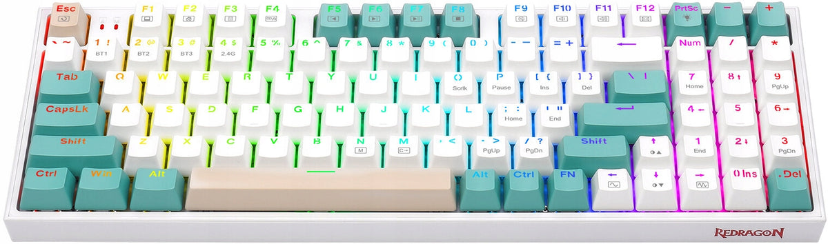 2X Redragon Veigar Pro RGB Keyboard Keyboard layout US international (qwerty)