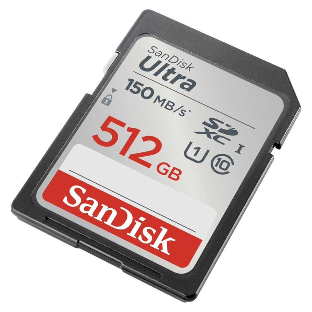 2X SD Card Sandisk 512GB SDXC Ultra 150MB/s C10 UHS-I Manufacturer SanDisk
