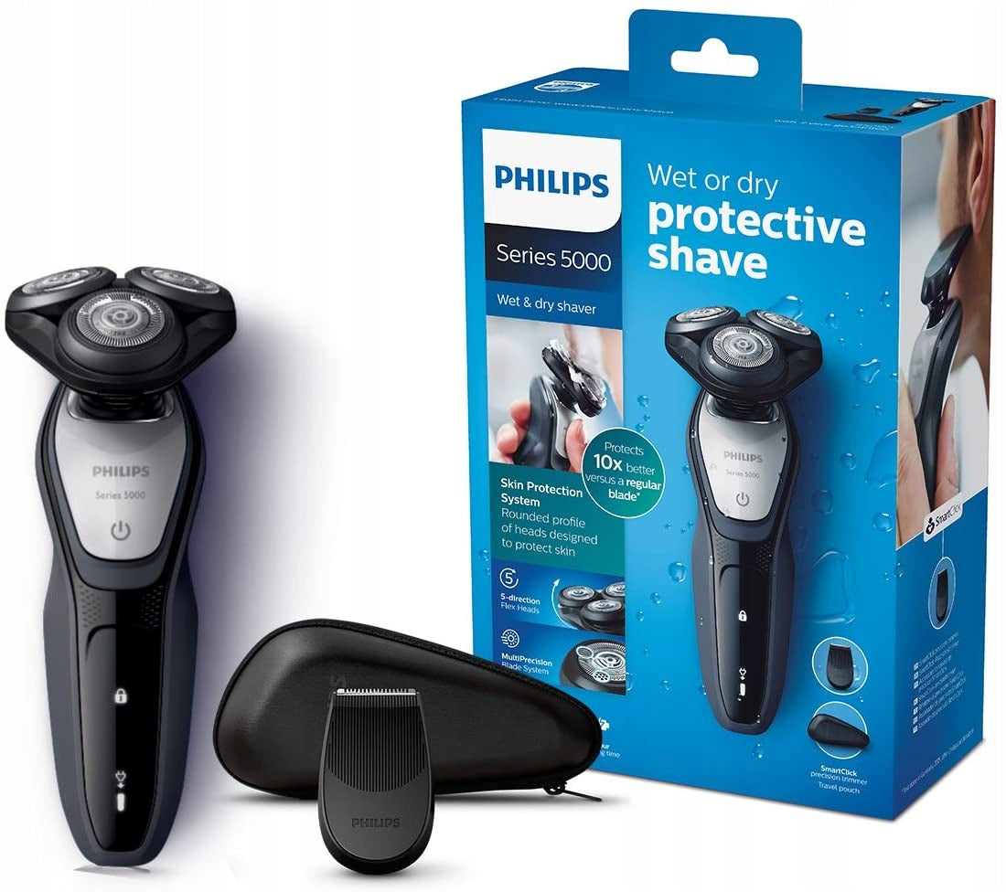 2X SHAVER PHILIPS SERIES 5000 S5290/12 BLACK