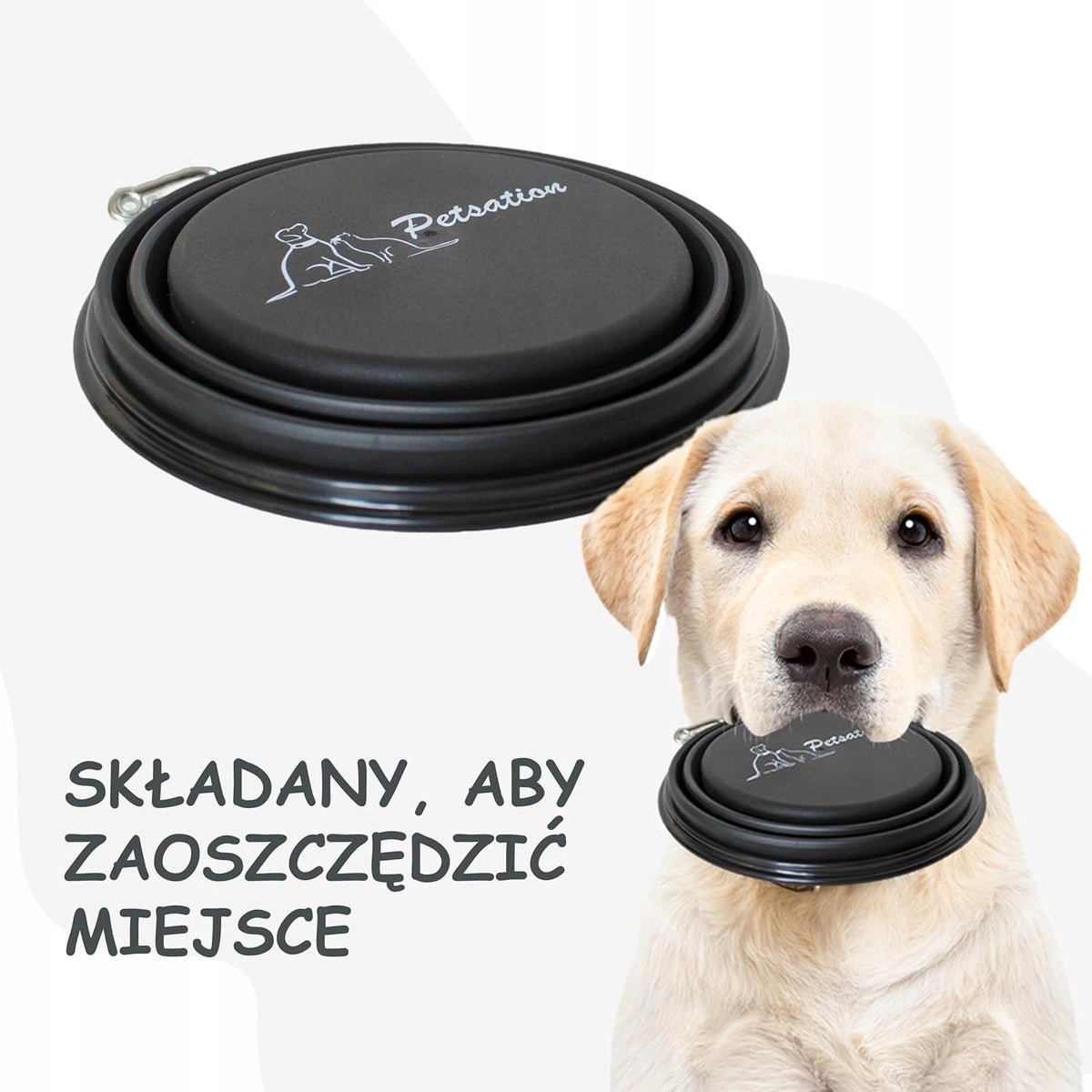 2X SILICONE TRAVEL DOG FOLDING BOWL FOR WATER 1500ML Brand no brand