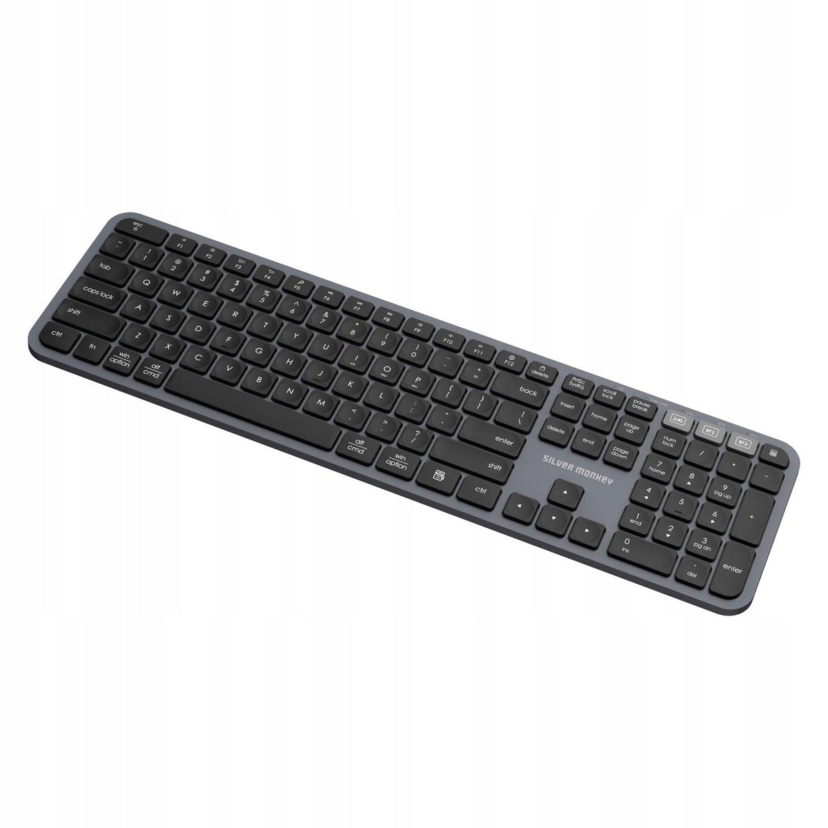 2X SILVER MONKEY K90 WIRELESS KEYBOARD Keyboard layout US international (qwerty)